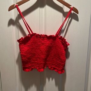 Wild fable red crop top